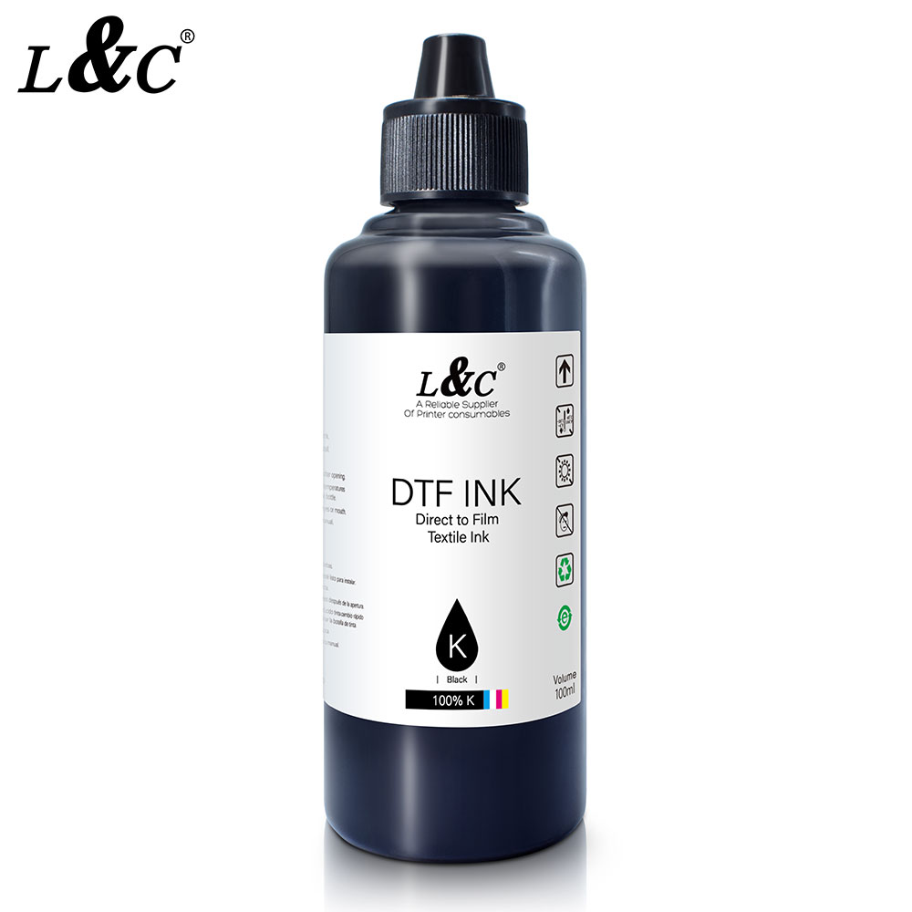 优质补充墨水 100 毫升白色颜料 dtf 墨水 dtf 适用于白色墨水循环 epson p600 r1390 i3200