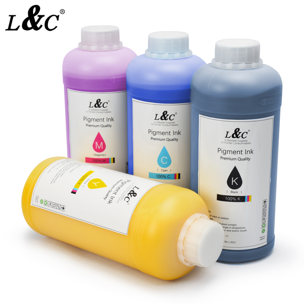 100ml 500ml 1000ml 优质艺术纸补充颜料墨水适用于 Epson stylus pro 和 XP600 L1800 L1300 L805 L800