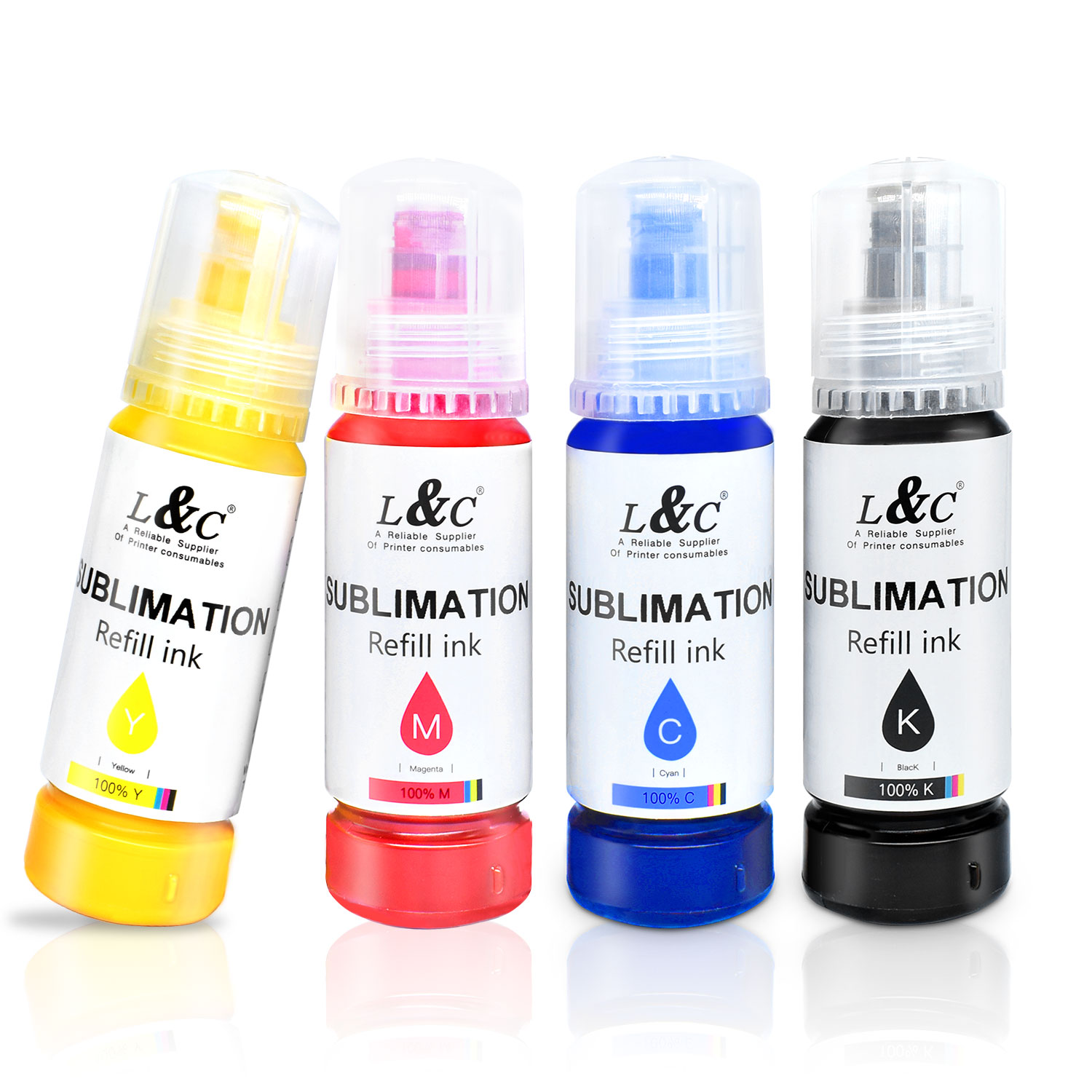 数码纺织墨水 70ml 100ml 127ml 水基染料墨水热升华墨水 适用于 Epson Ecotank 打印机