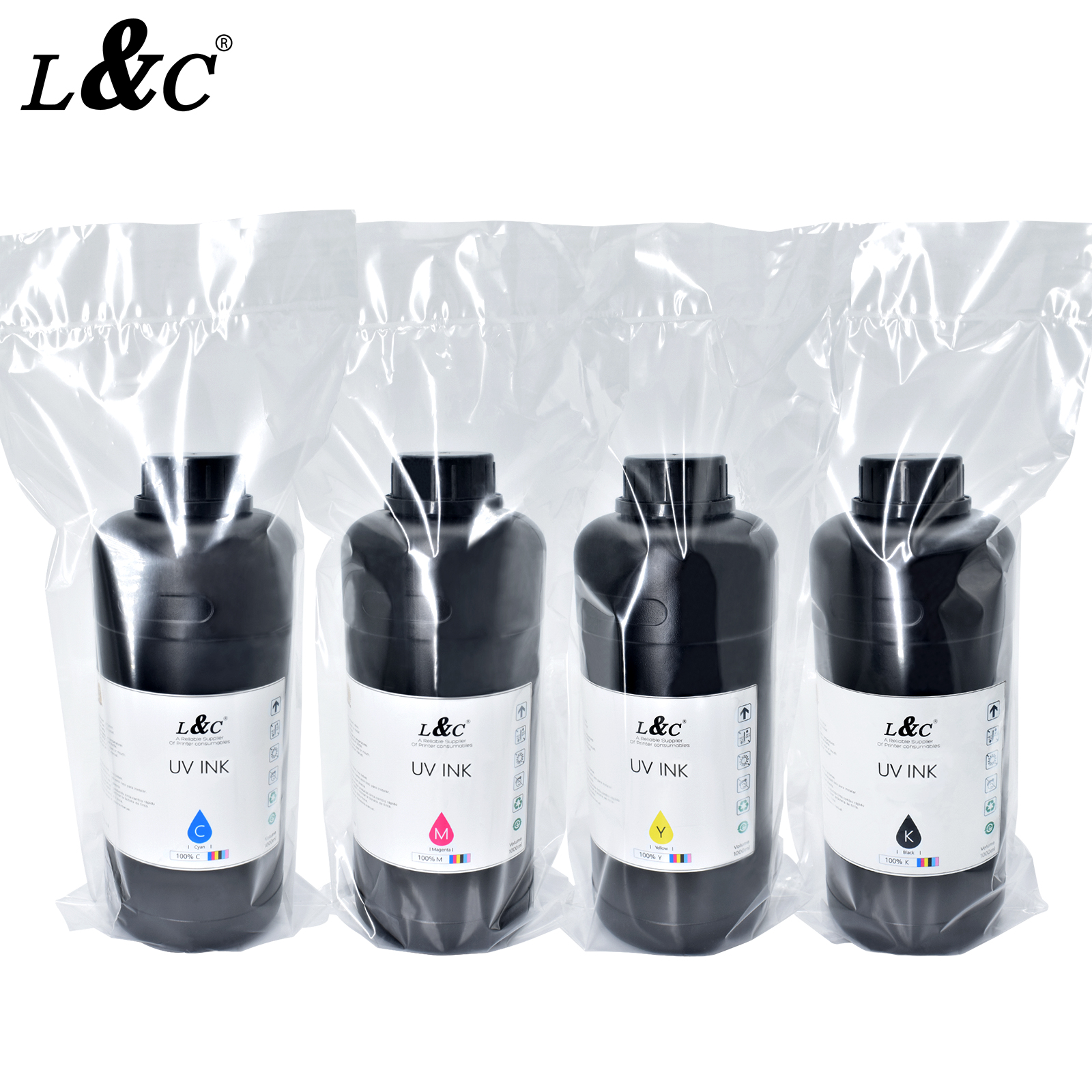 优质纺织品补充装 AB UV Dtf 胶片 UV Dtf 墨水适用于爱普生打印机 1390 i3200 dx5 dx7 TX800 XP600