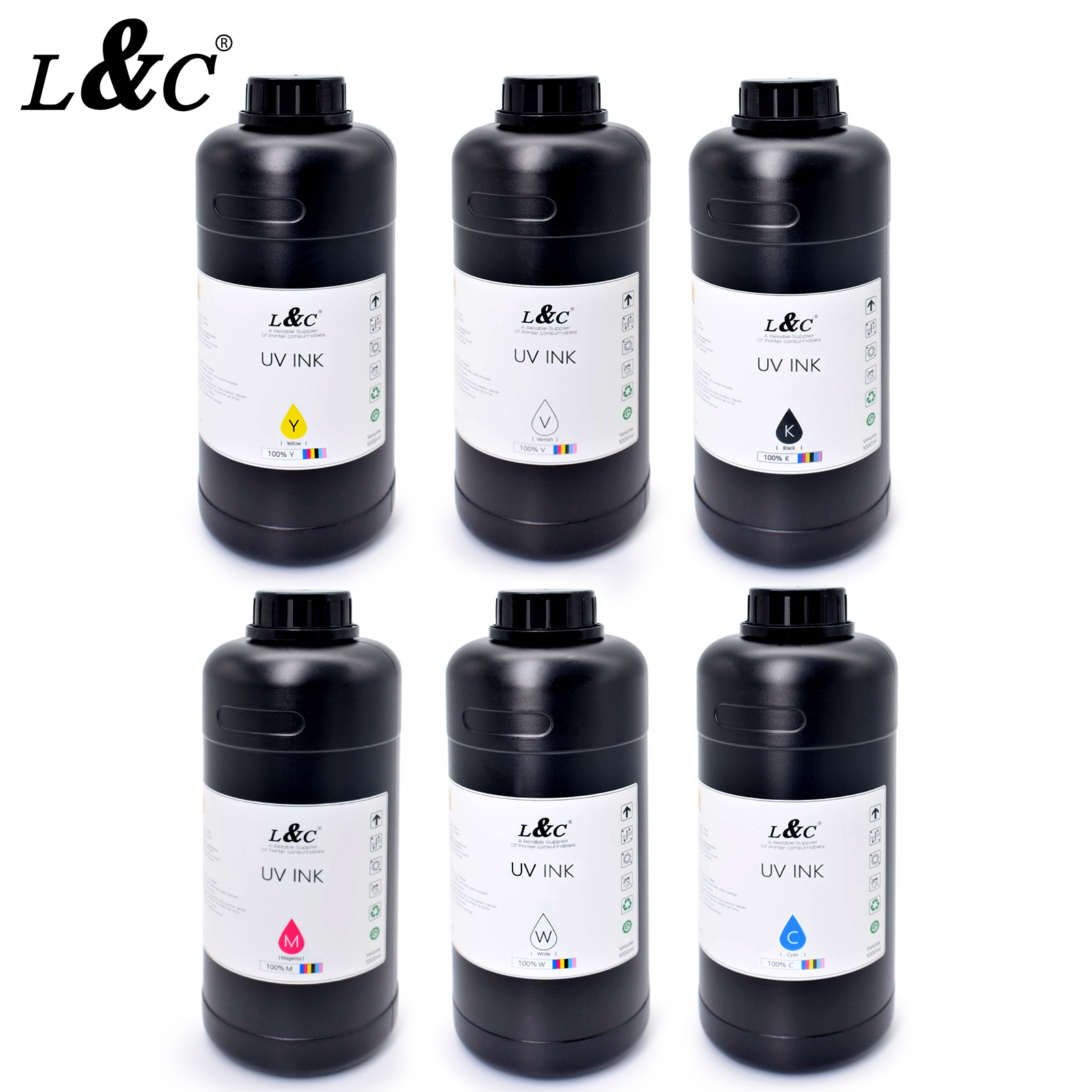 优质纺织品补充装 AB UV Dtf 胶片 UV Dtf 墨水适用于爱普生打印机 1390 i3200 dx5 dx7 TX800 XP600