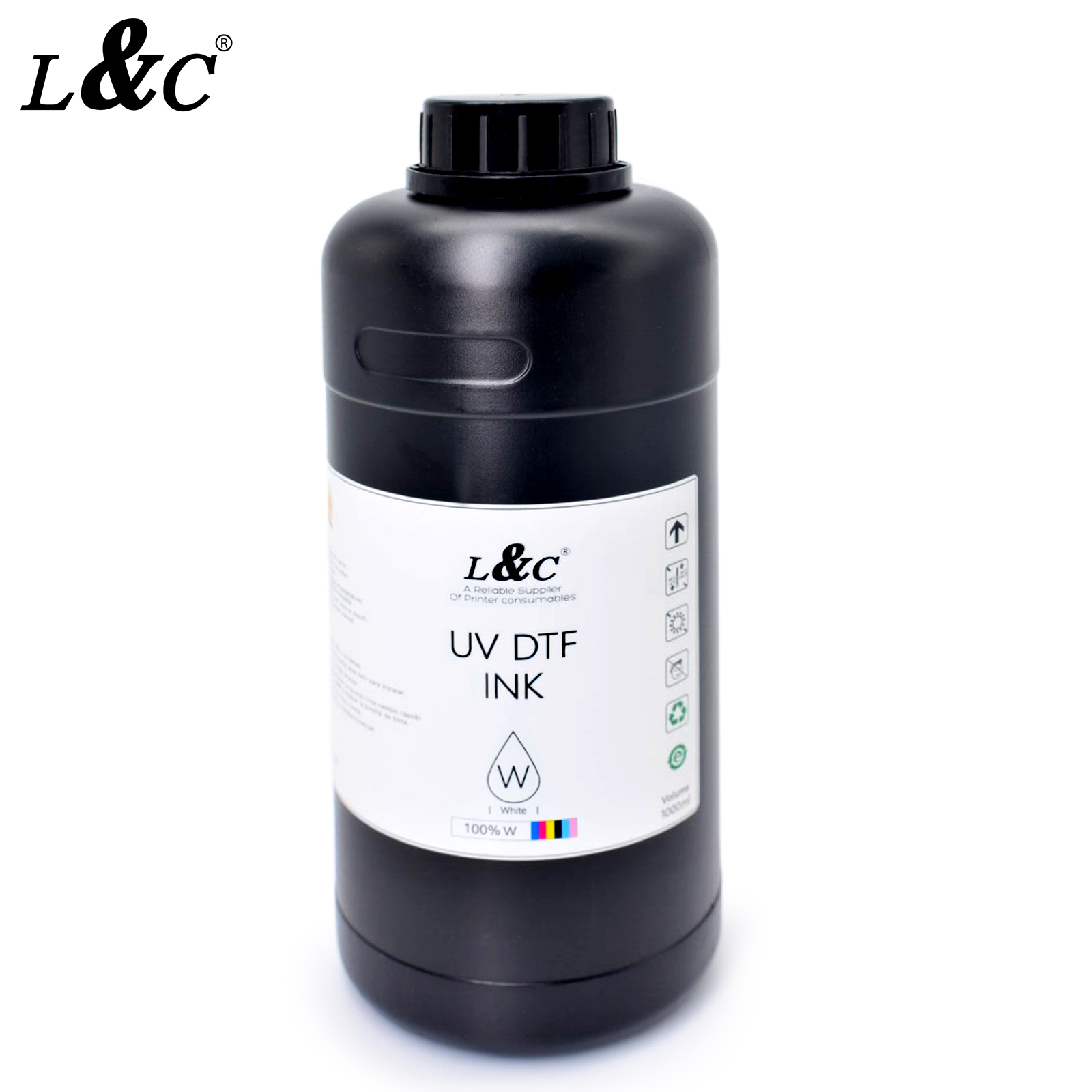 高级纺织补充装 AB UV Dtf 胶片 UV Dtf 墨水适用于爱普生打印机 1390 i3200 dx5 dx7 TX800 XP600
